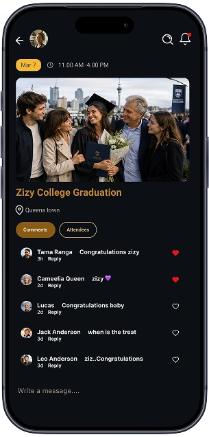 Organize Family Events with Ease